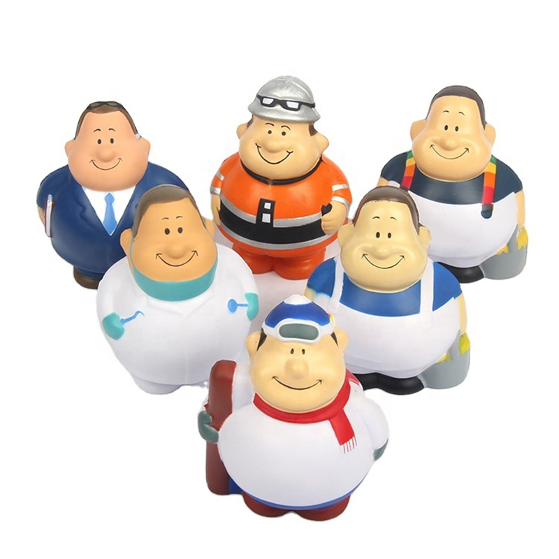 Custom Cartoon Character Squeeze Toy Stress Reliever 5