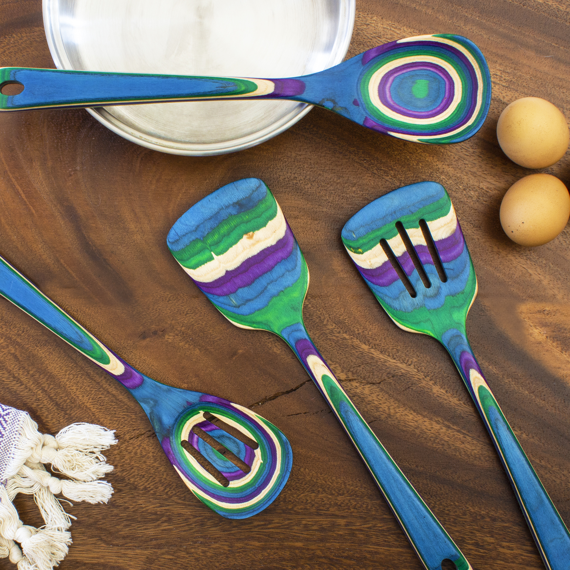 Baltique® Mumbai Collection 4 Piece Cooking Utensil Set 4