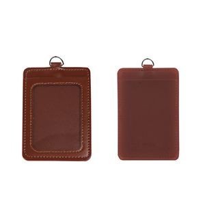 Portrait Dual Side PU Leather Card Holder 7
