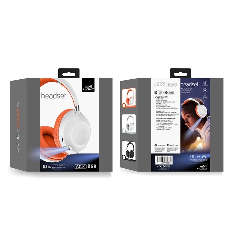 Wireless Bluetooth Flashlight Headset 6