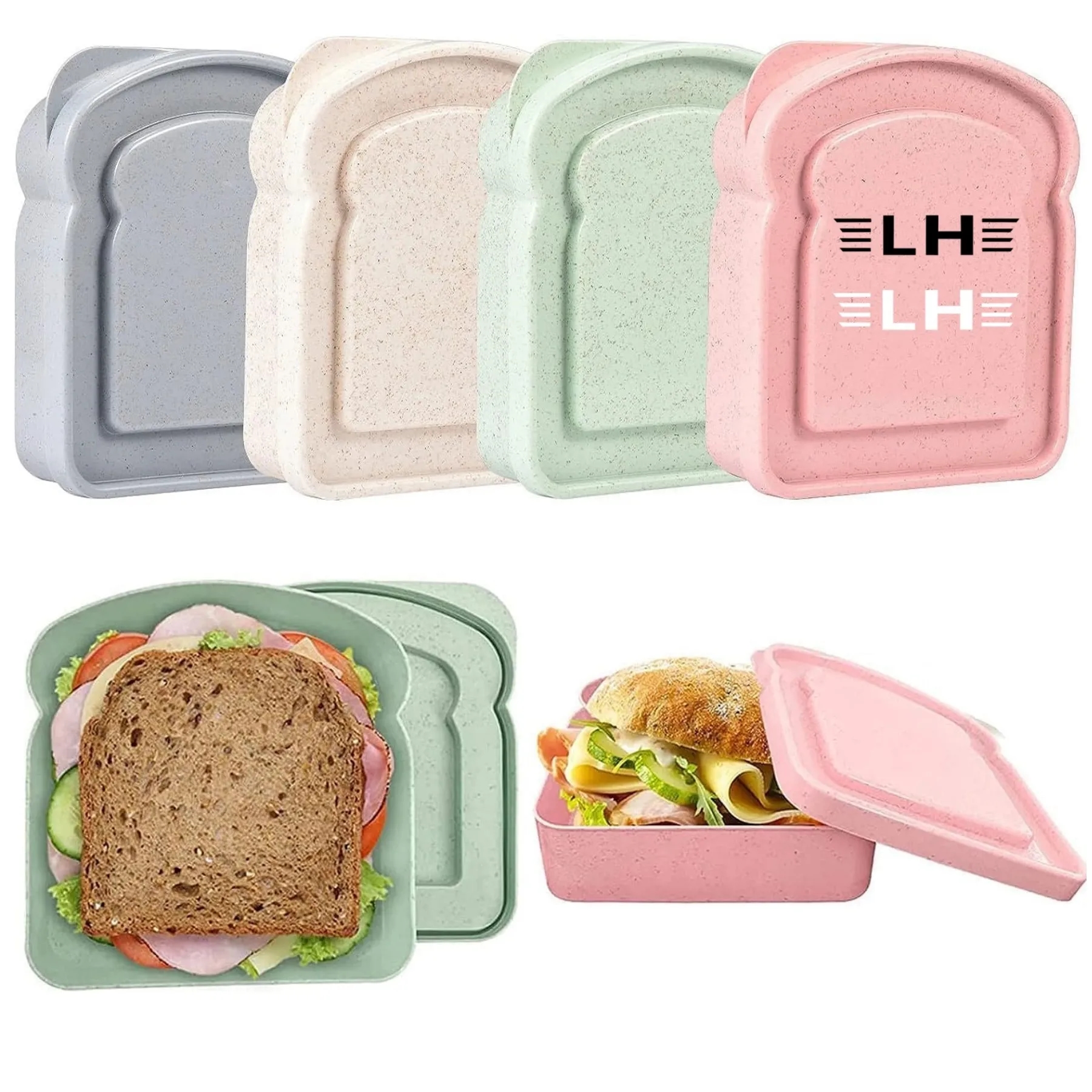 Toast Shape Sandwich Box 2