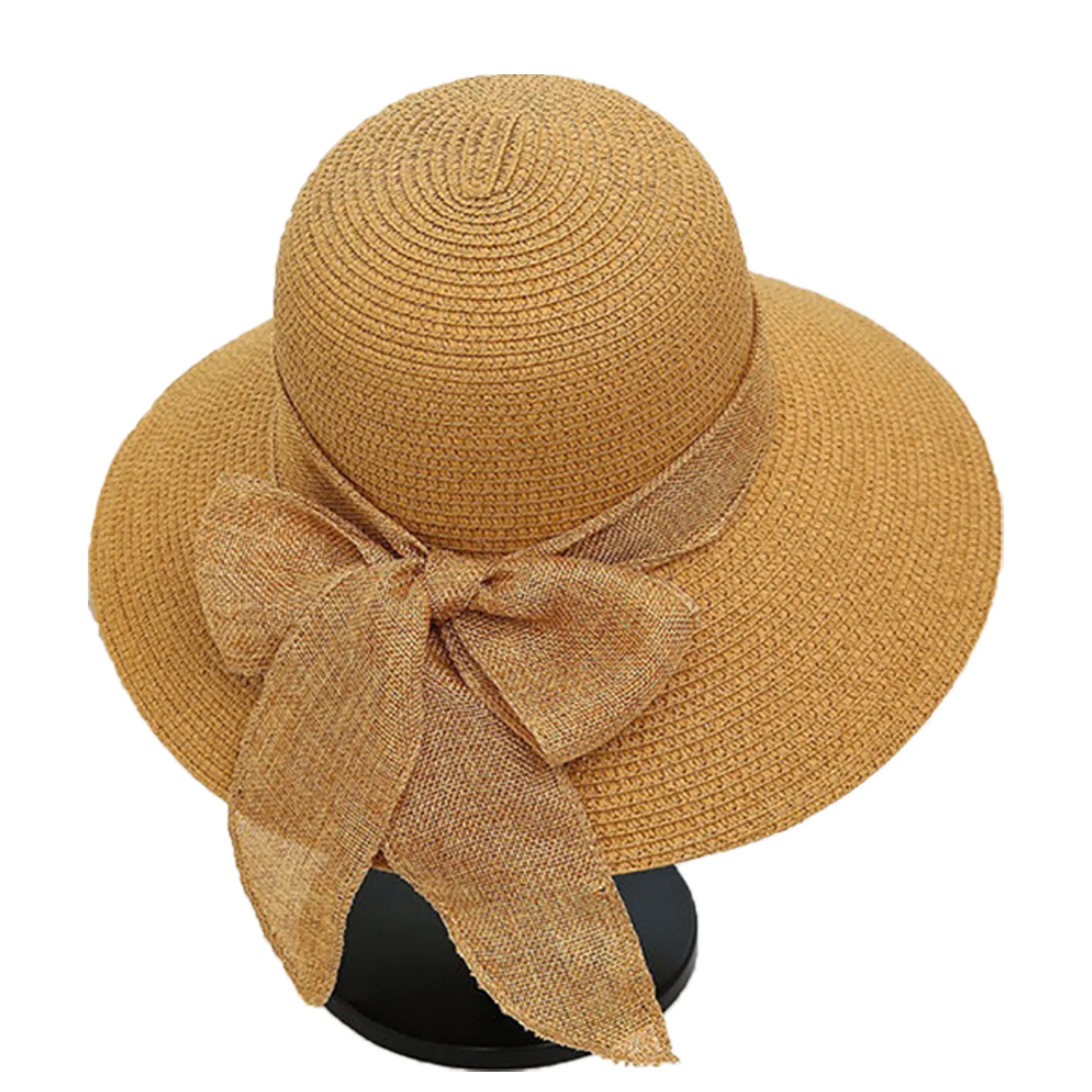 Bow Tourist Beach Straw Hat 2