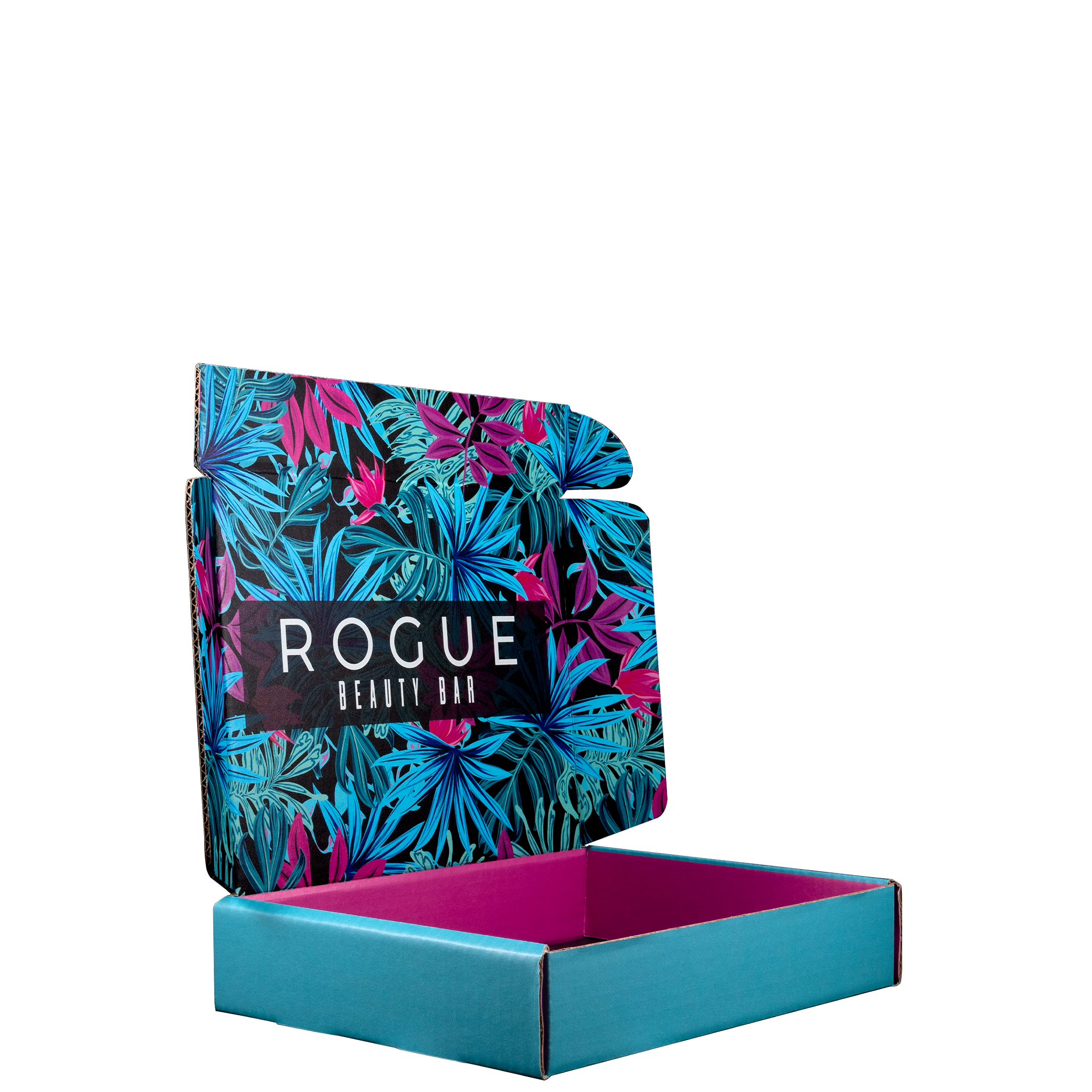 Mailing Box, B-Flute10" x 8" x 2" - White - C - 160 sq in 3