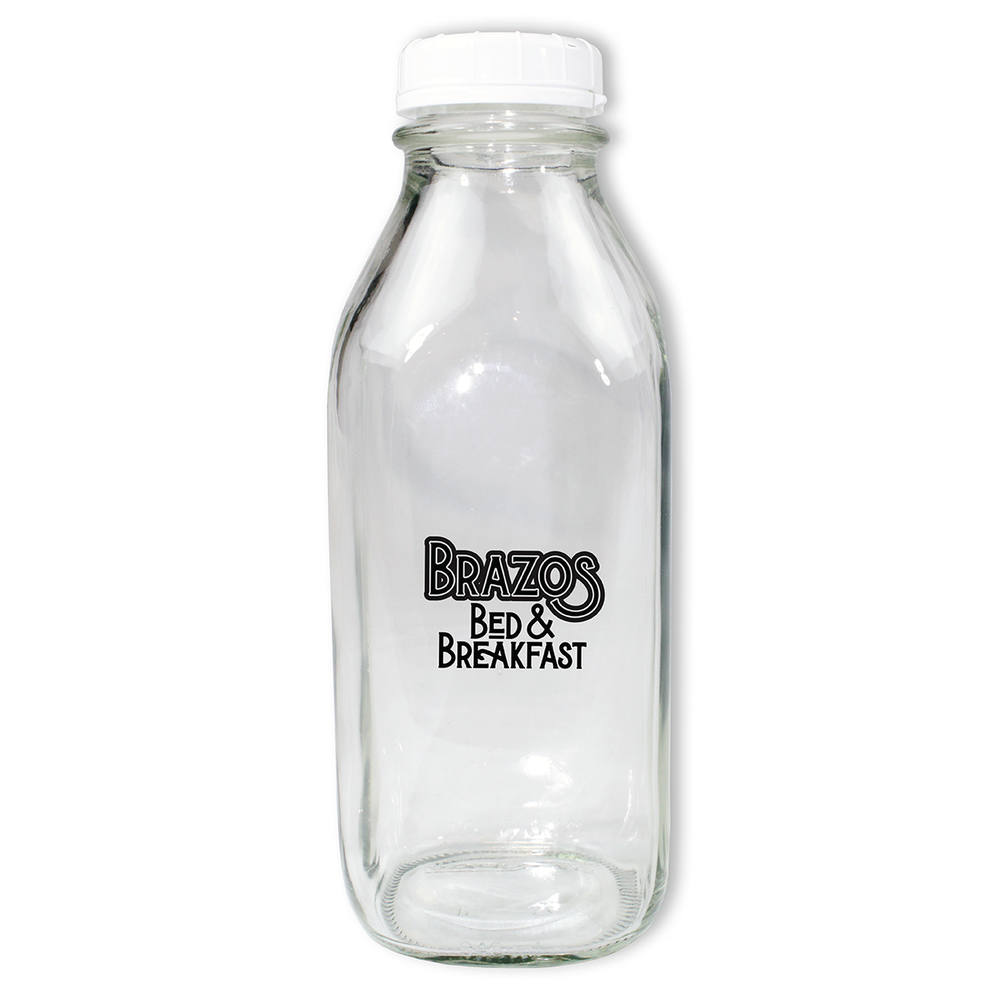 1 Quart Glass Milk Bottle With Lid 8