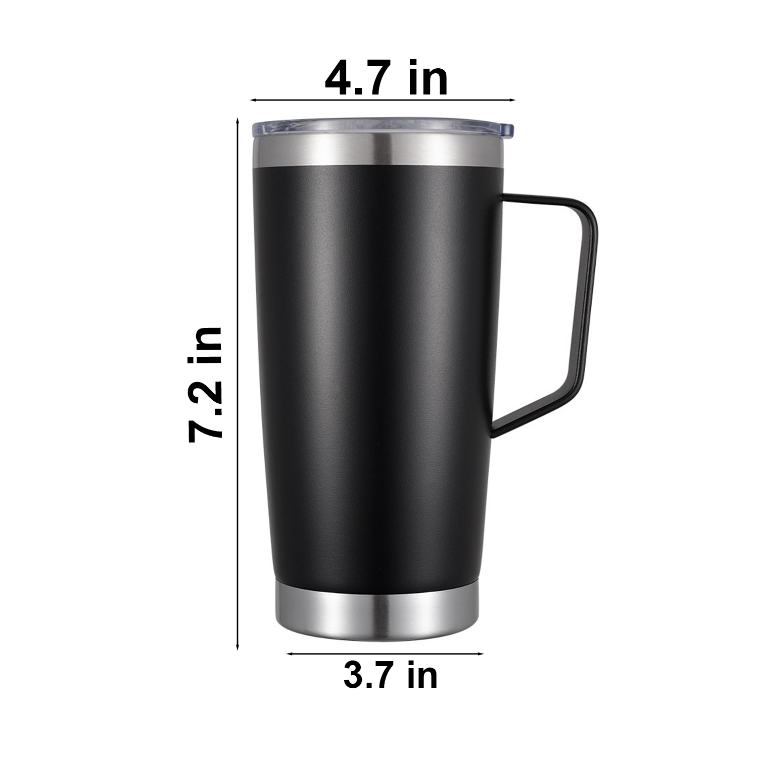 20oz Stainless Steel Insulated Tumbler w/ Handle 1