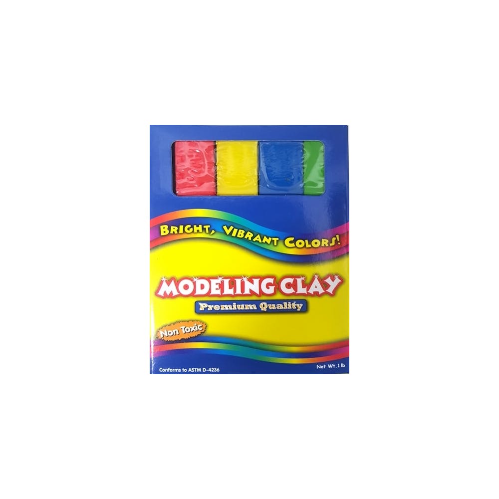 Modeling Clay - 4 Color Pack Non-Toxic 3