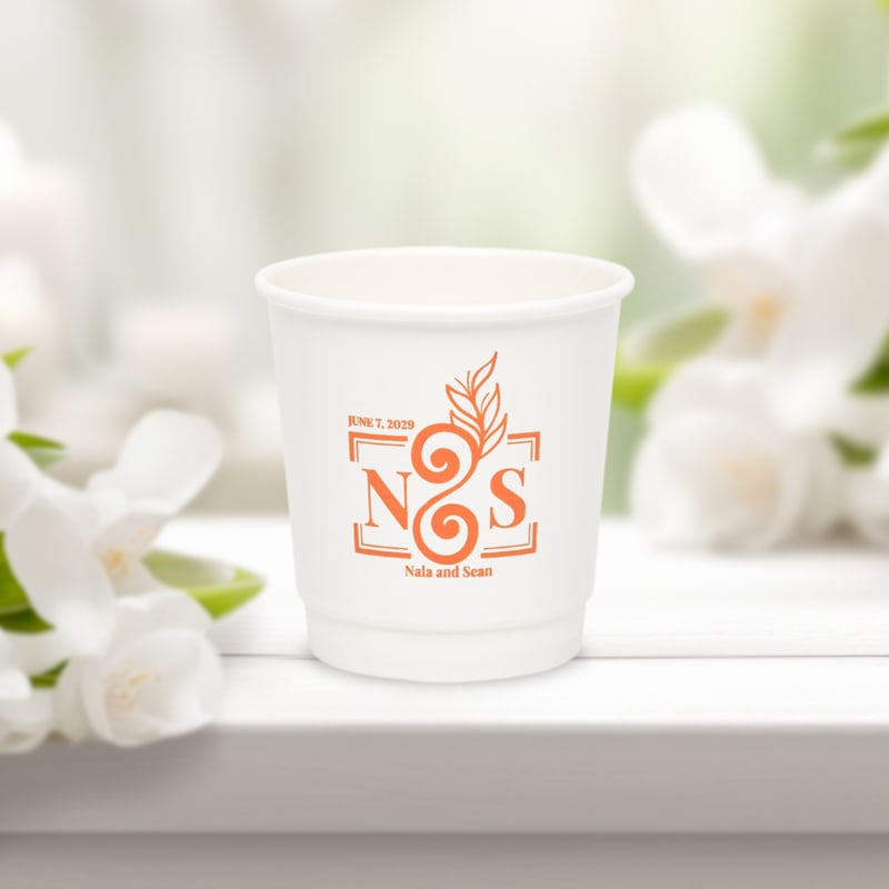 Custom 4 Oz. Double Wall Paper Hot Cups 11
