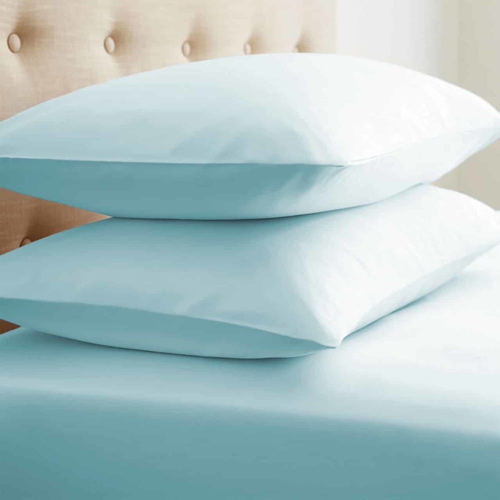 Microfiber Pillowcase Sets - Aqua Standard 2 Pack 1