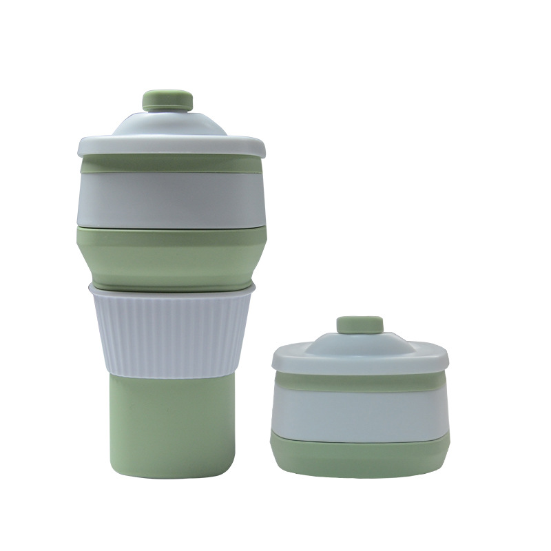 Silicone Collapsible Reusable Telescopic Coffee Cup 2