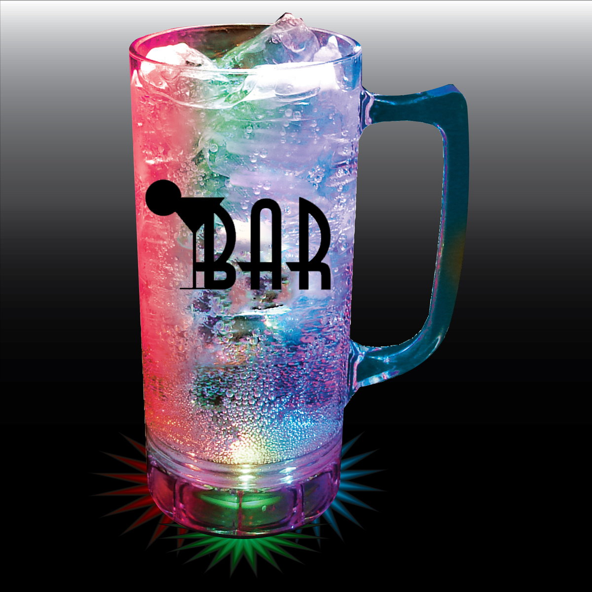 12oz Flashing Acrylic Mug