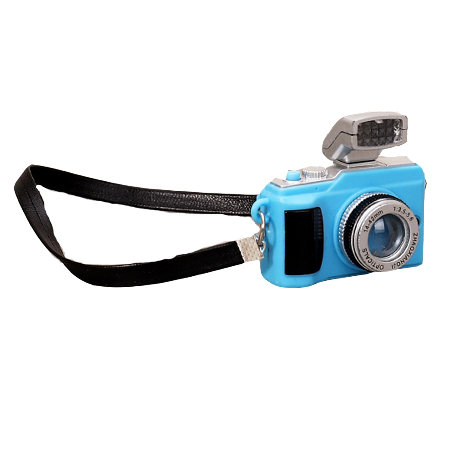 Camera Shape LED Sound Keychain 4
