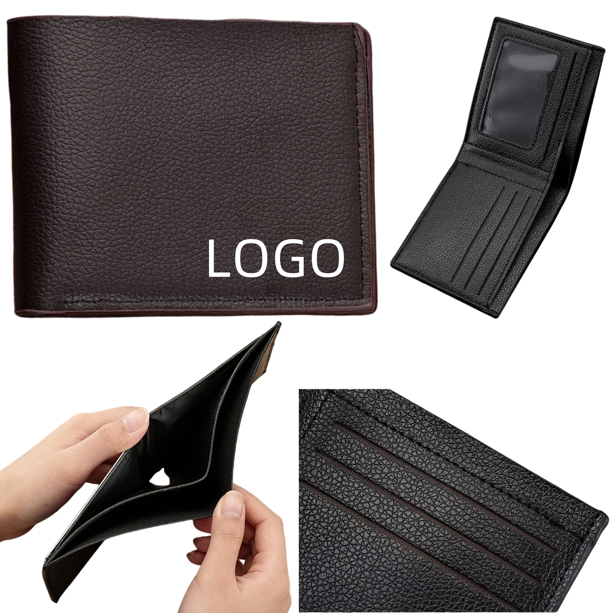 Short - style PU Leather Multi - card Slot Wallet 2