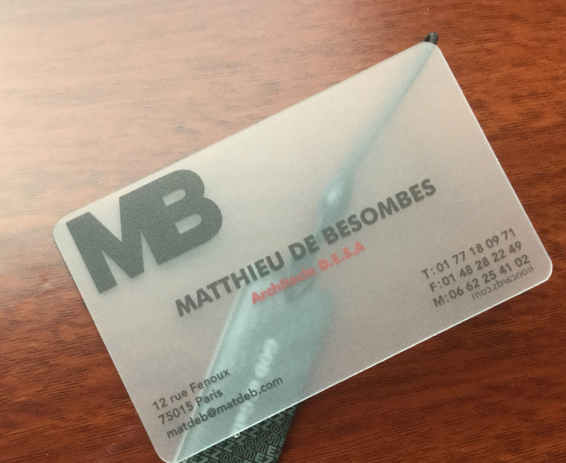 Translucent Business Card 4