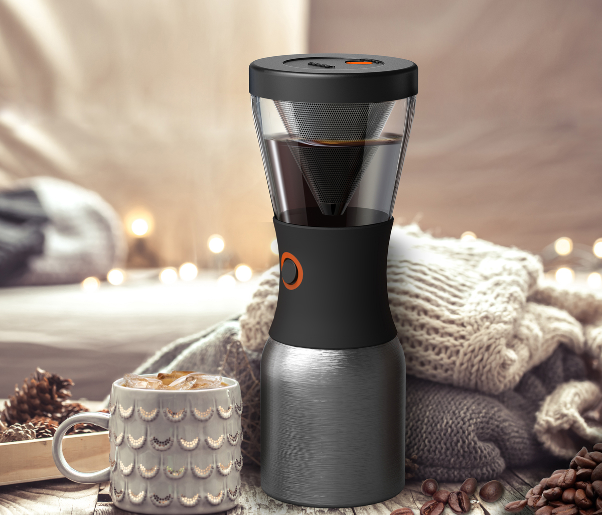 Asobu 34 Oz. Coldbrew Insulated Portable Brewer 35