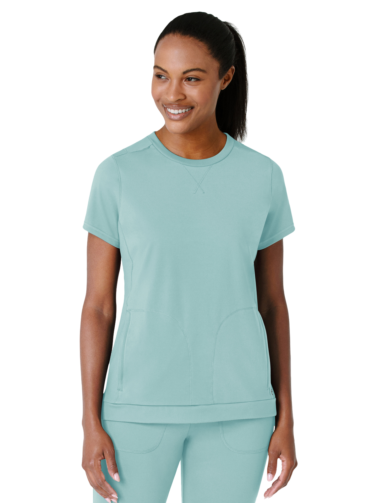 Wink - Renew Knit - Women's Two-Pocket Flex-n-Reach Crew Neck Top 29