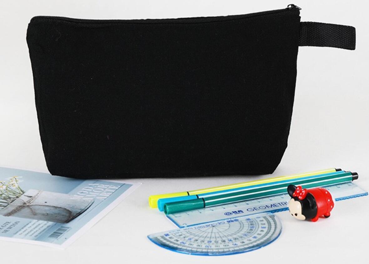 Canvas Pencil Case Makeup Bag 16