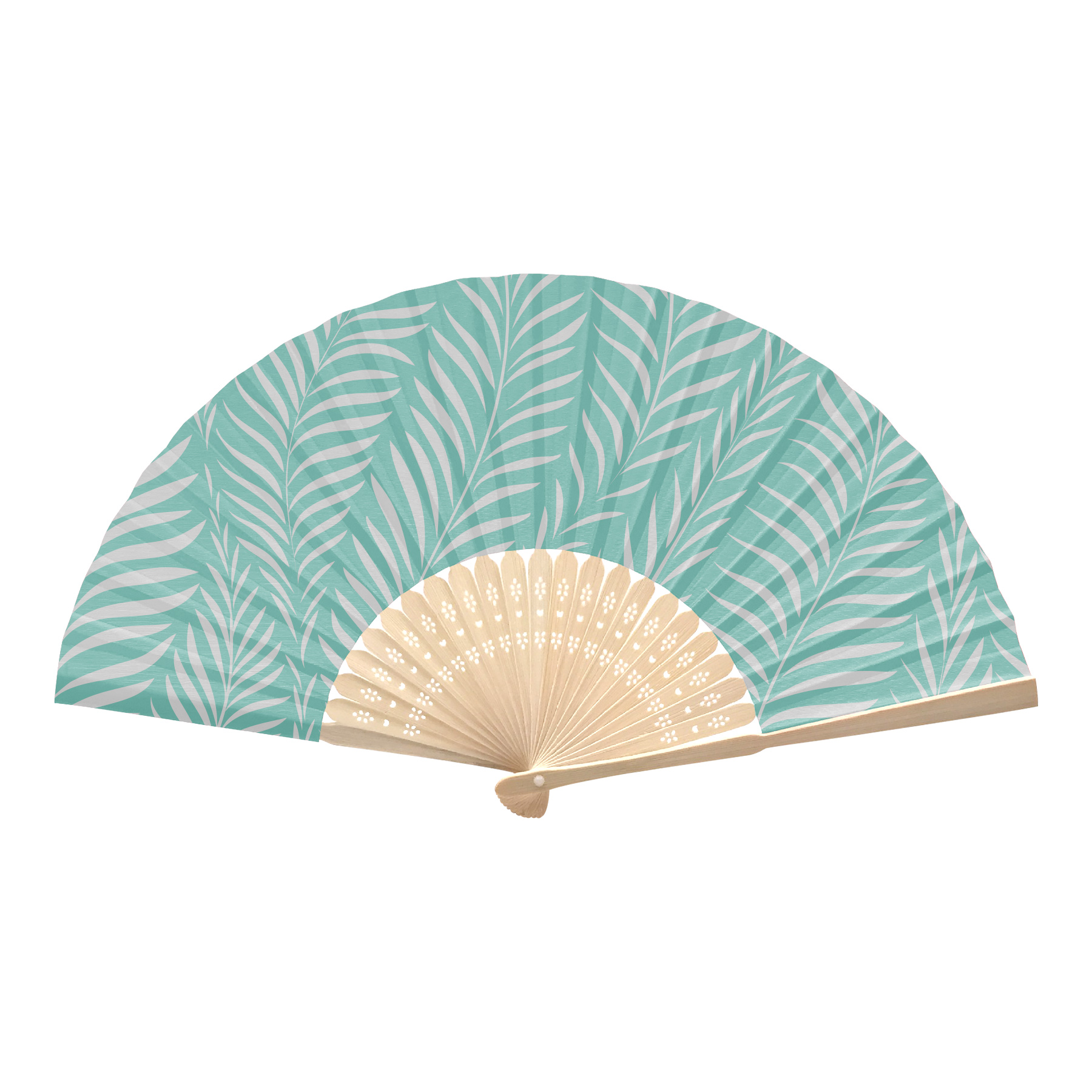 Bamboo Handle Folding Fans 23
