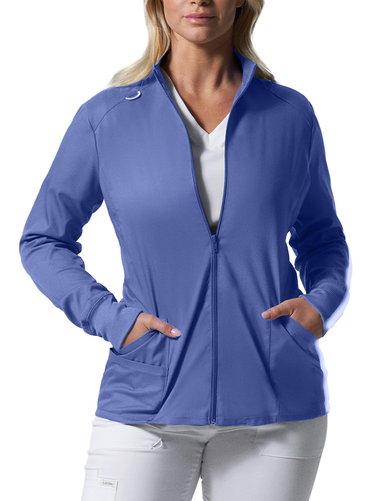 Landau - ProFlex - Women's Three-Pocket Mock Neck Zip-Front Jacket 27