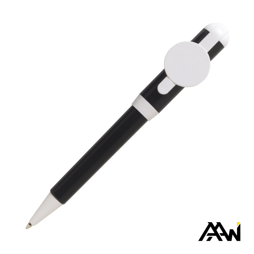 Jumbo QR Billboard Twist Pen - White Accent 7