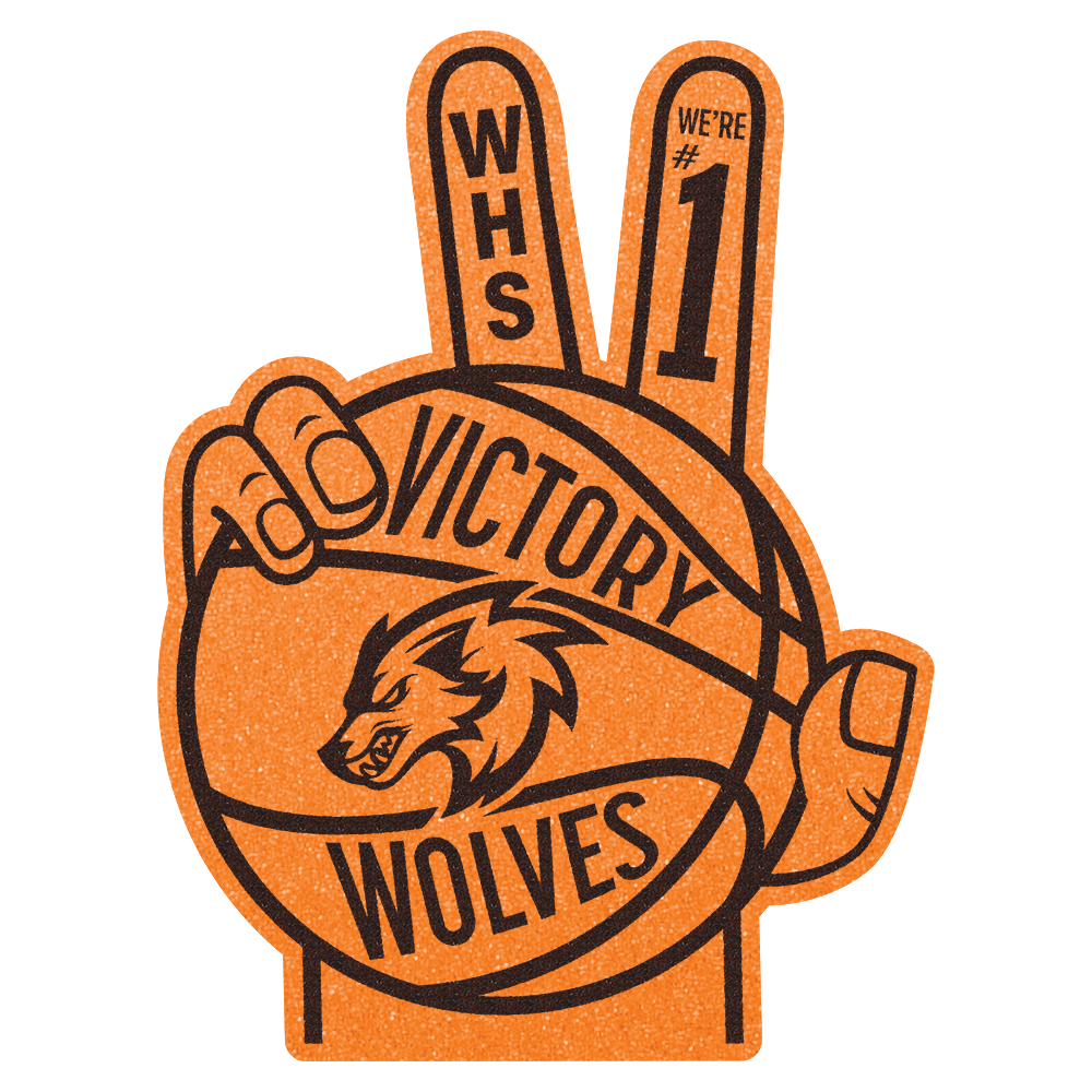 18" Basketball Victory Hand Mitt 15