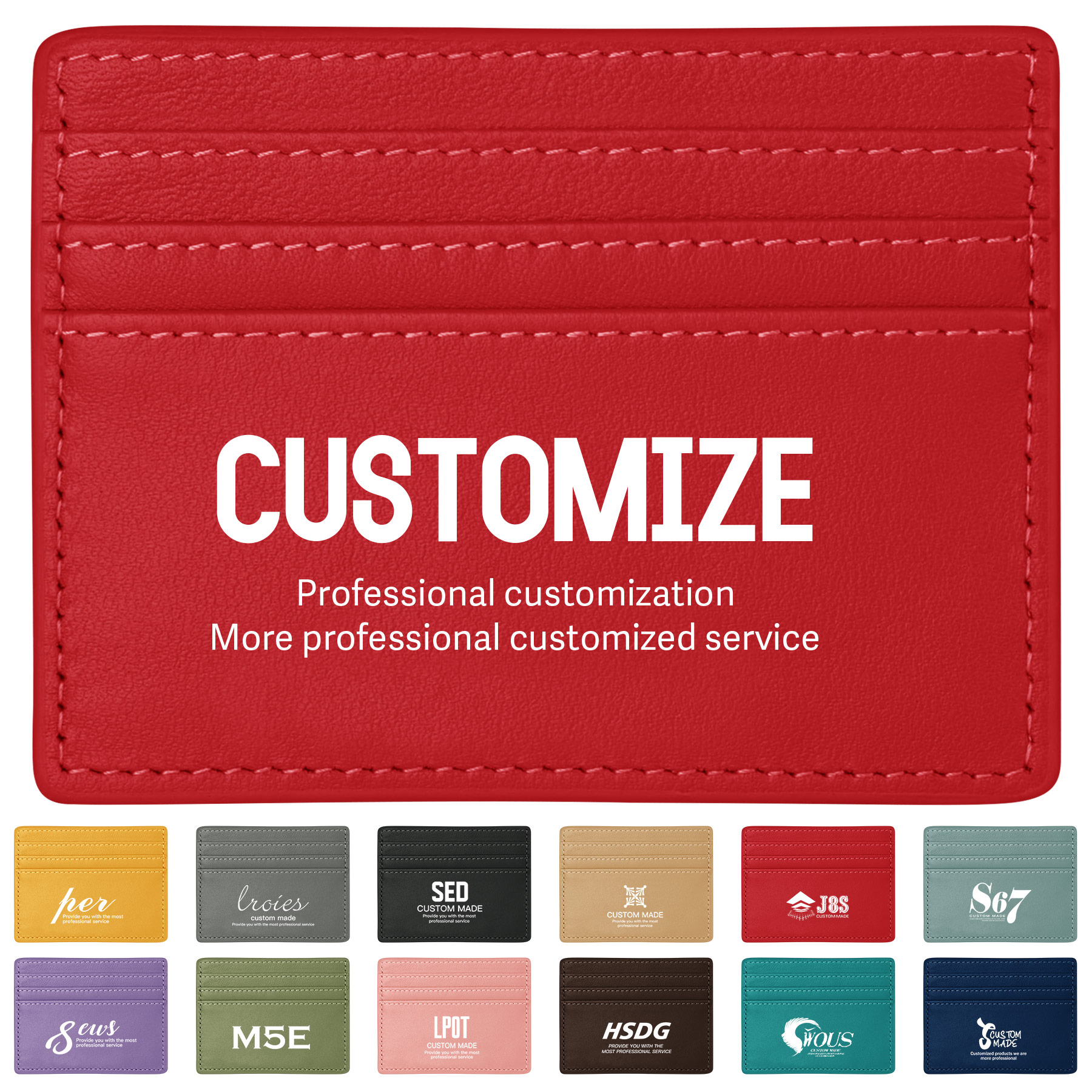 PU Leather Card Holder 12