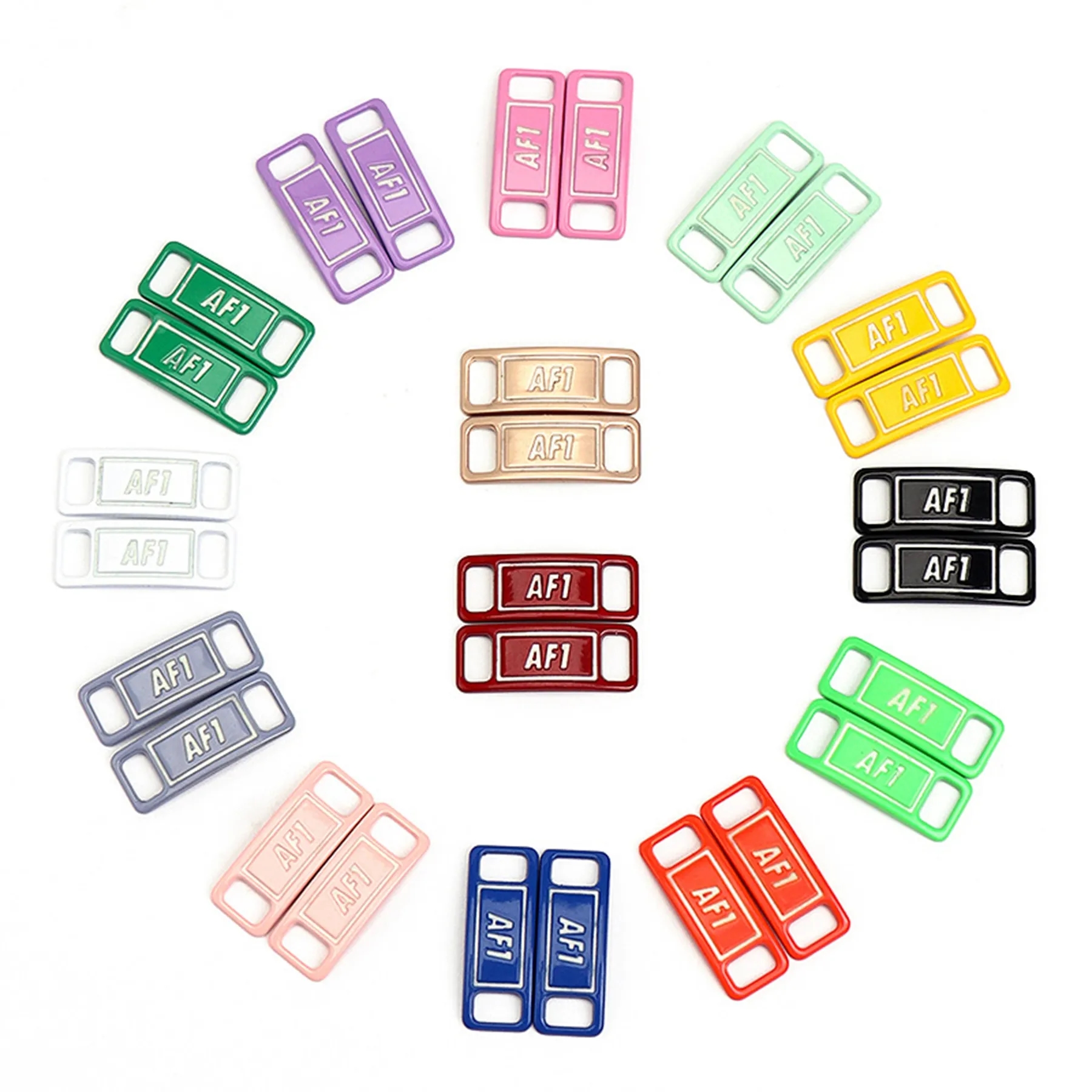 Fluorescent Metal Shoelace Dubrae 15