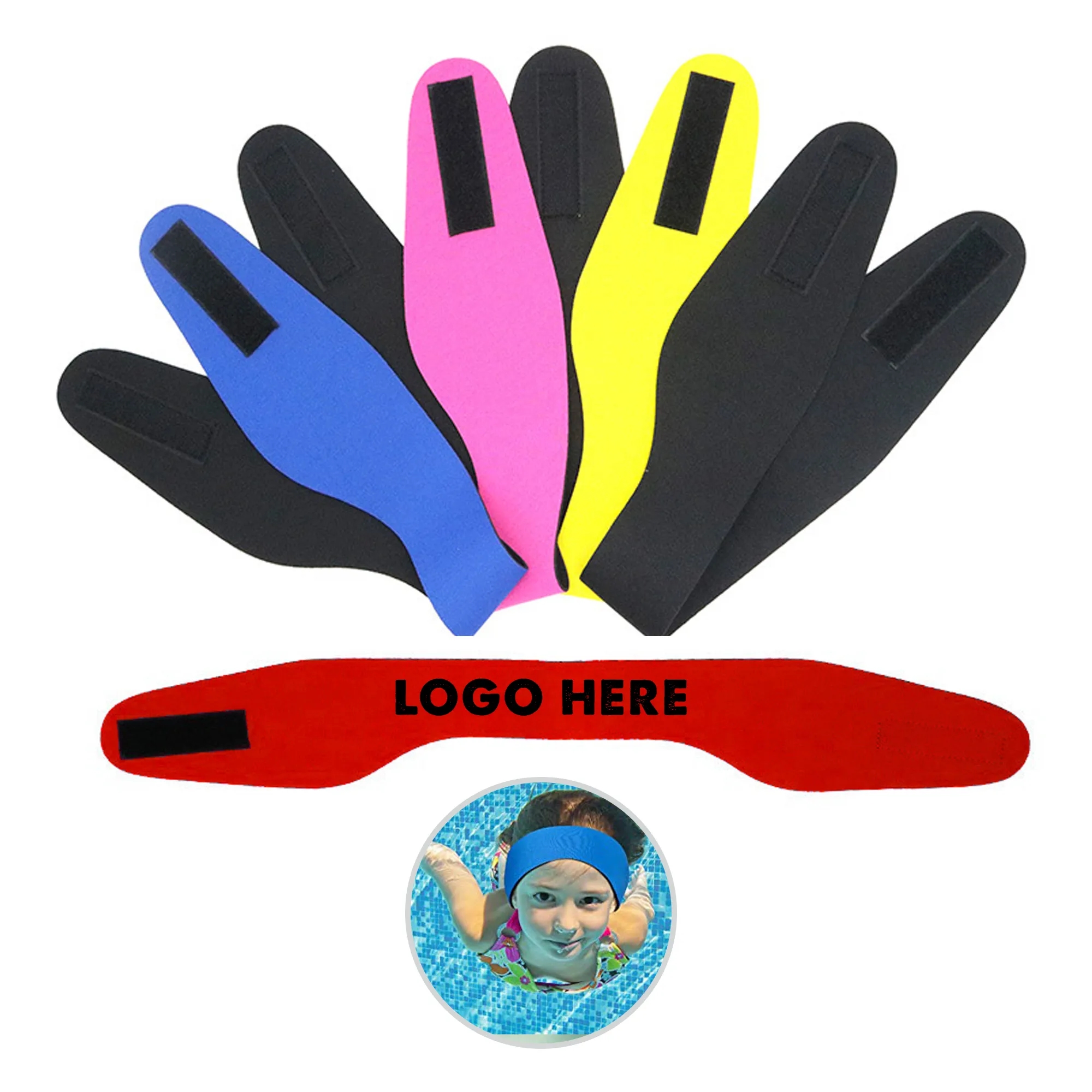 Waterproof Swim Headband 5