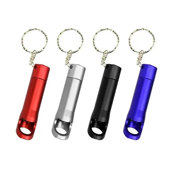 LED Flashlight Mini Pocket Keychain - Small Bottle Opener 5