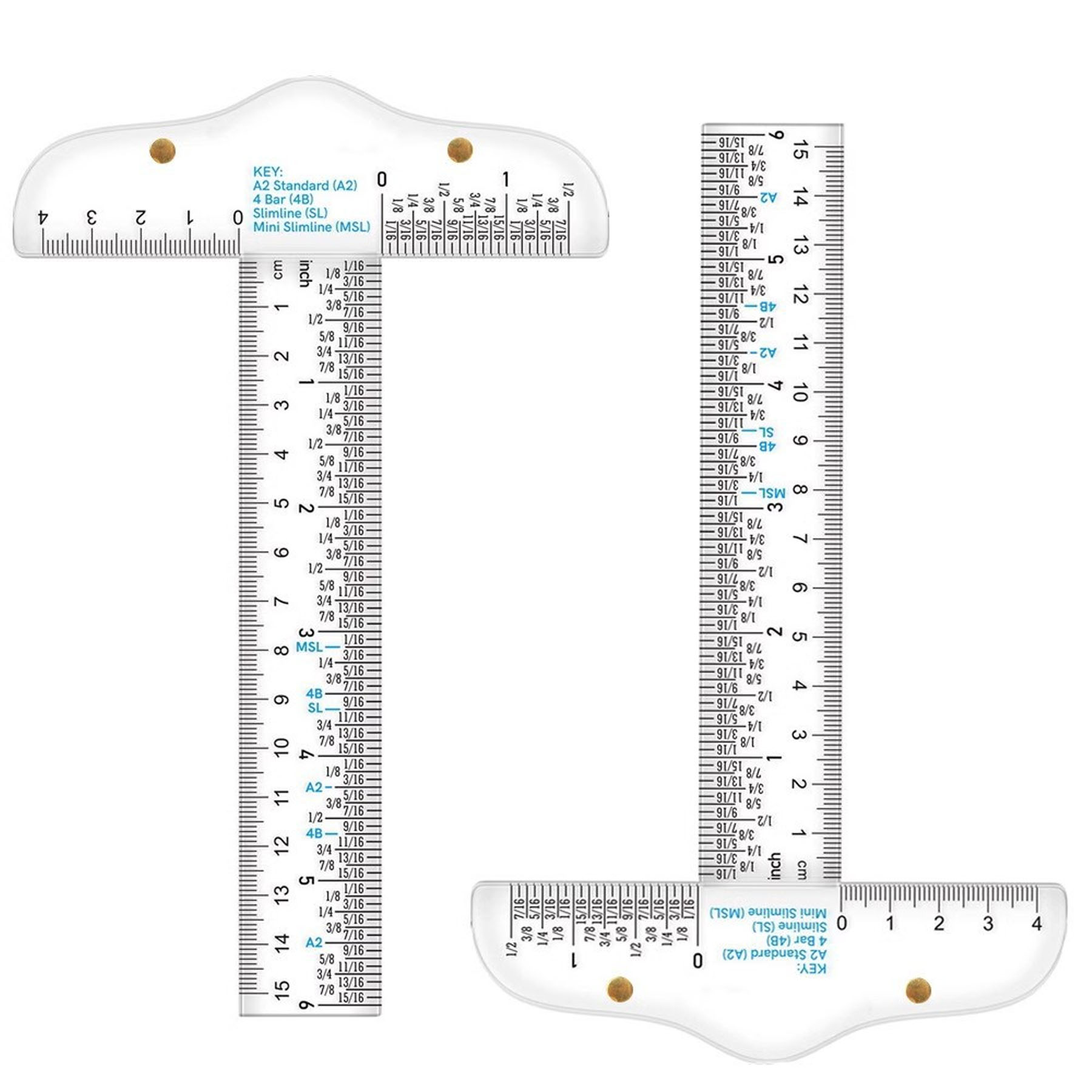 Plastic T-Square Ruler 2