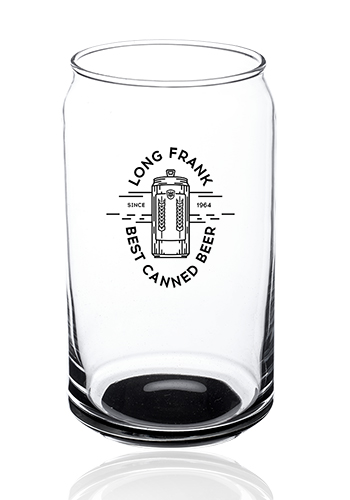 16 oz. ARC Can Shaped Beer Glasses 12