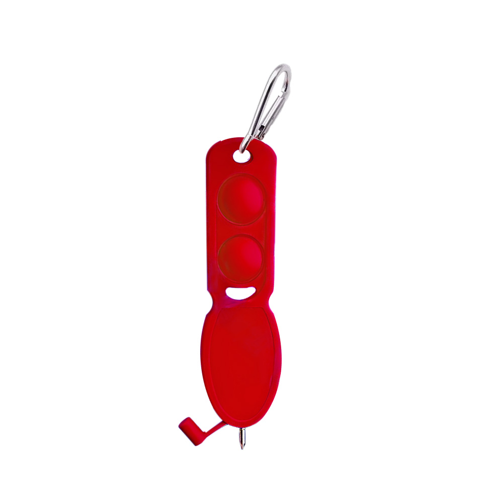 Custom Push Pop Pen Keychain with Carabiner Clip 7