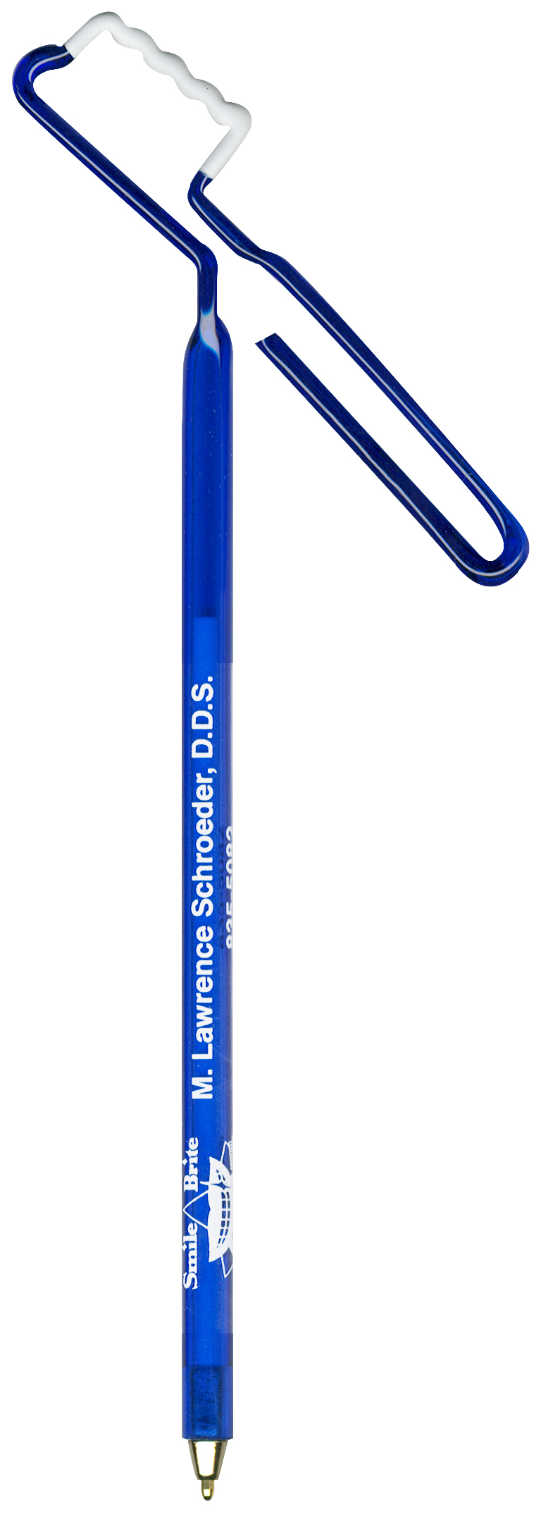 Toothbrush with Paste Multi-Color Inkbend Standard, Bent Pen