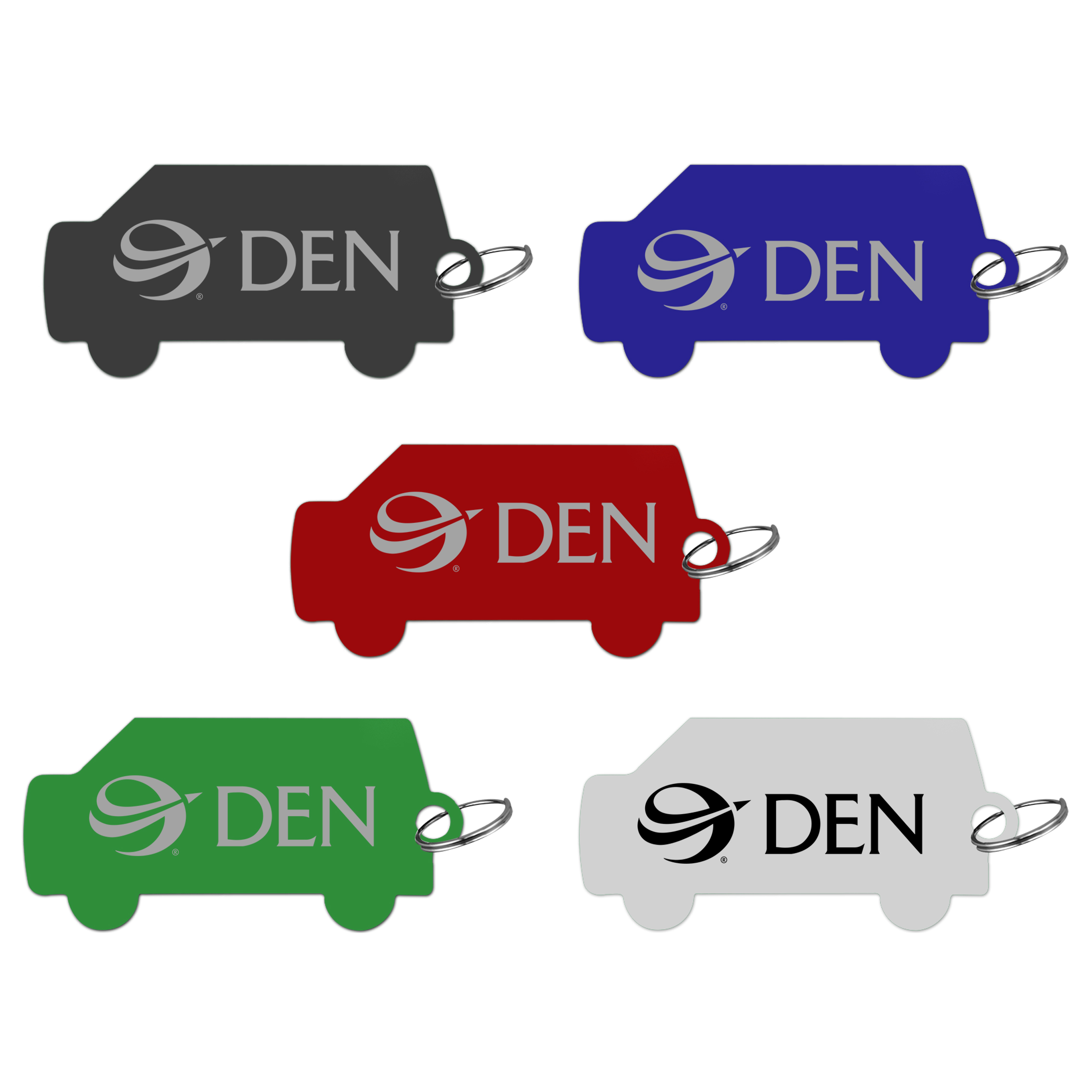 Aluminum Key Holder & Dog Tag with Carabiner