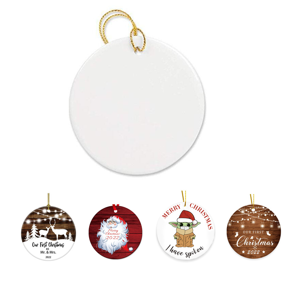 3"Ceramic Christmas Ornament 3
