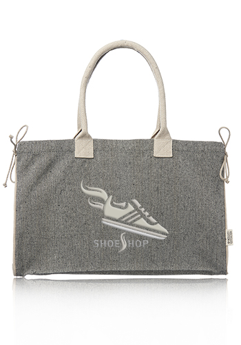 Recycled Canvas Shopper Bags, custom tote bag with logo imprint 2