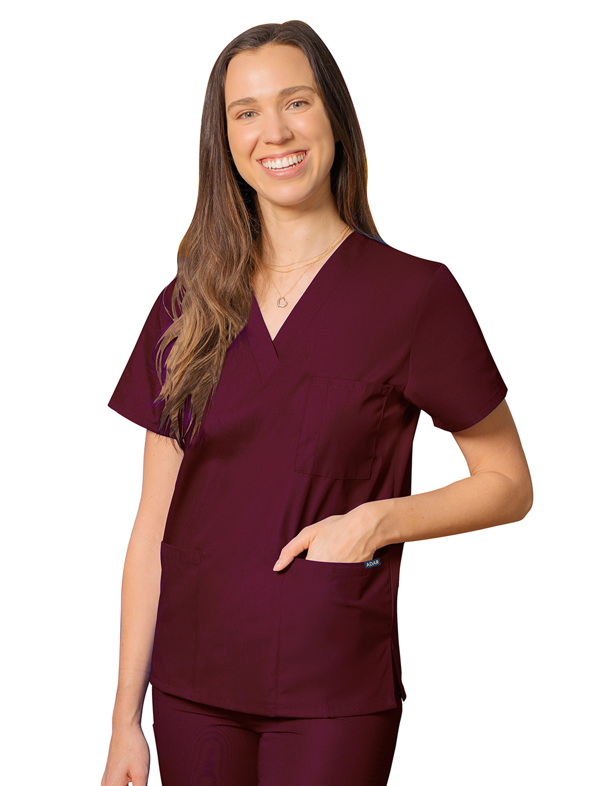 Adar - Universal - Unisex 3-Pocket V-Neck Top 7