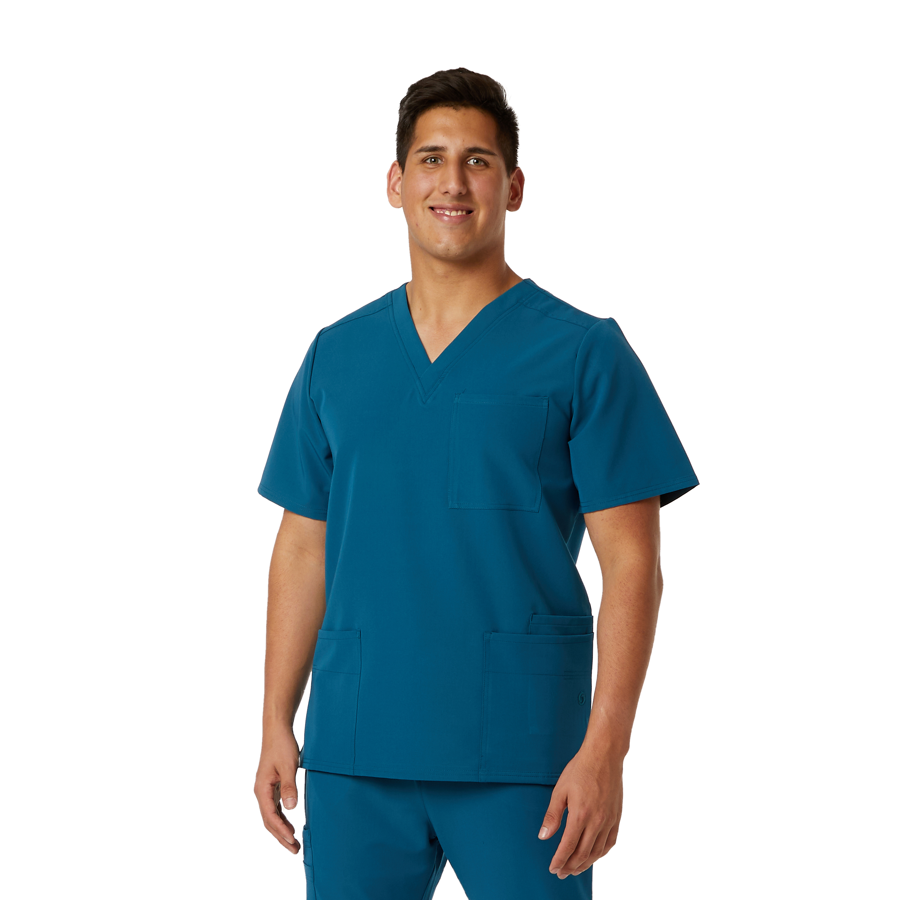 Spectrum's Mens WYND Multi-Pocket Scrub Top