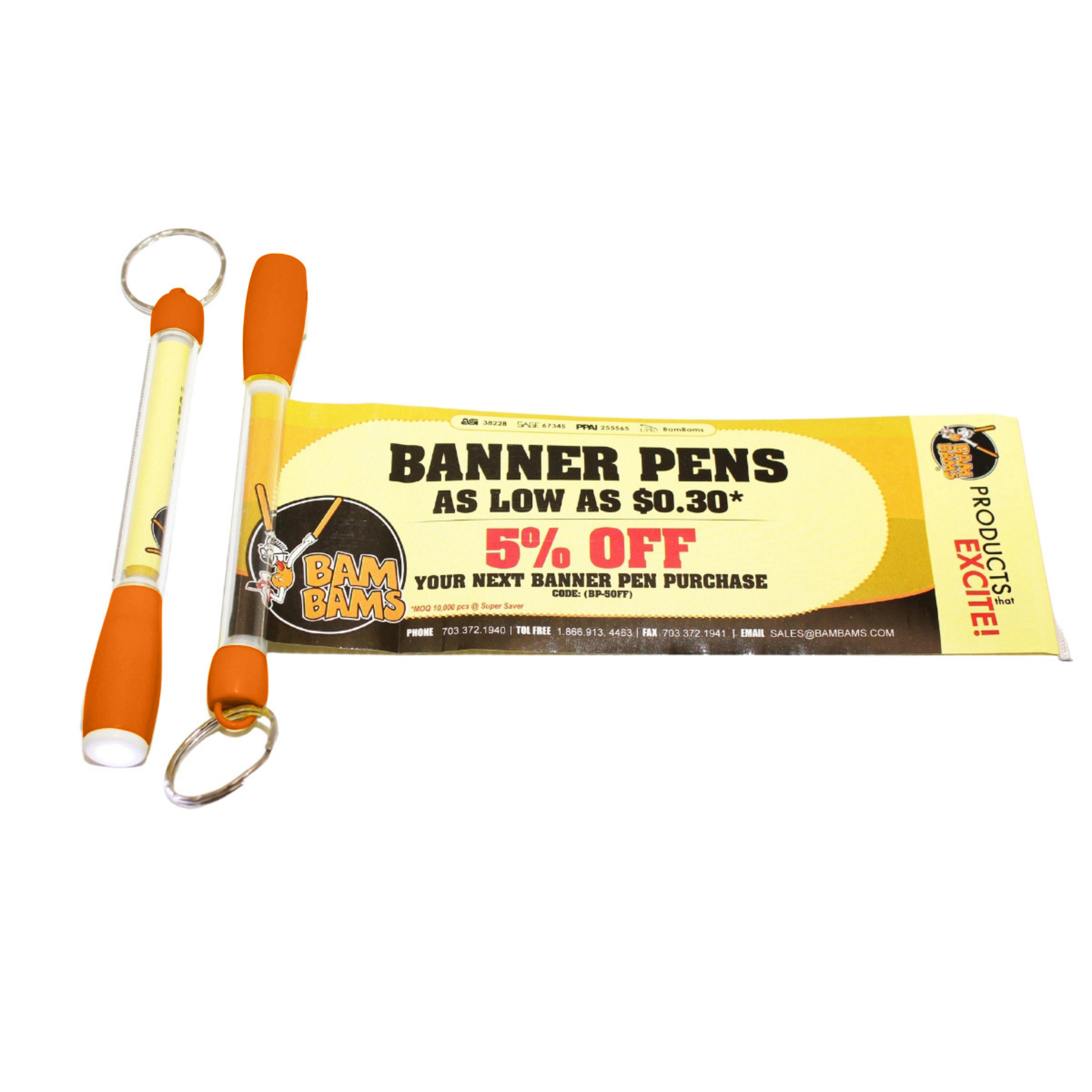 Banner Keychain Light Up Torch 6