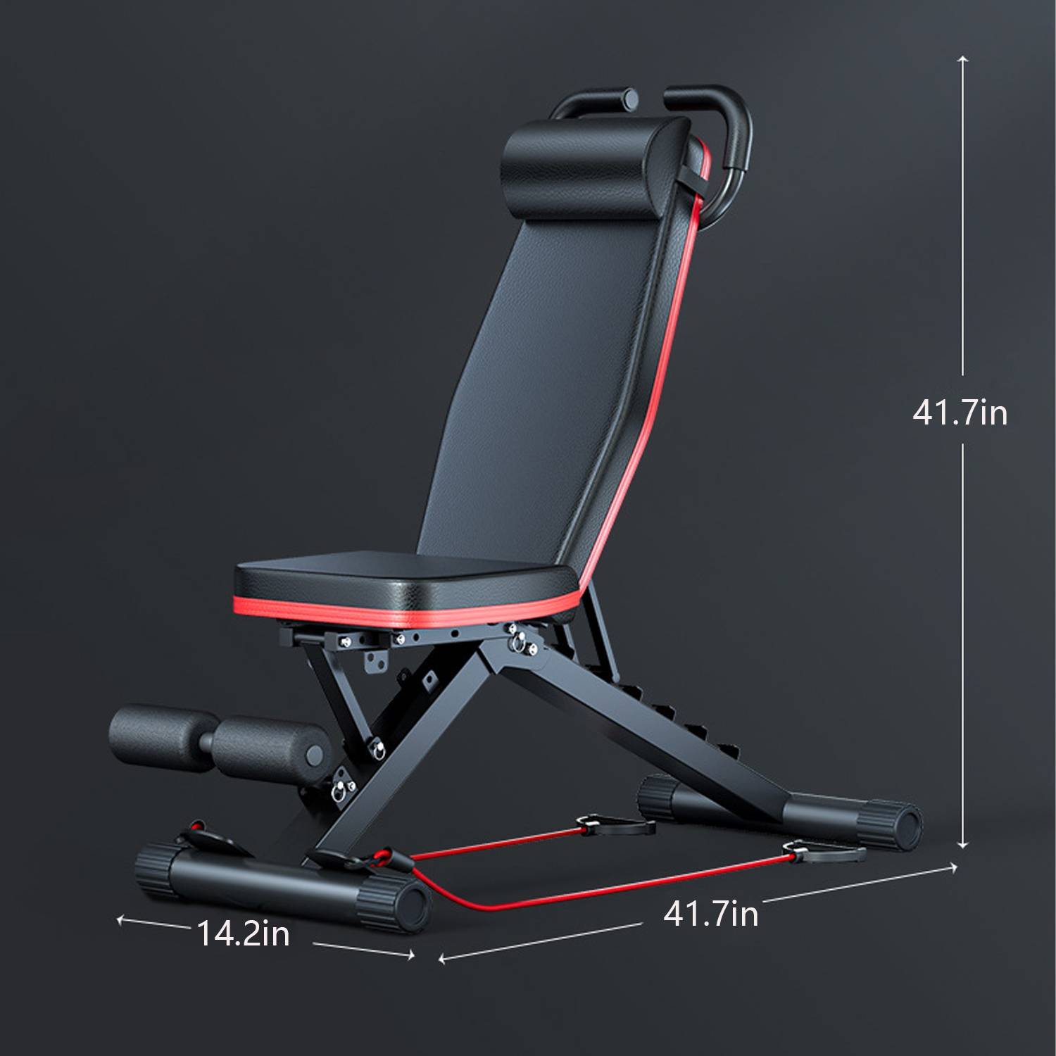 Multi Functional Sports Foldable Home Fitness Bench 6
