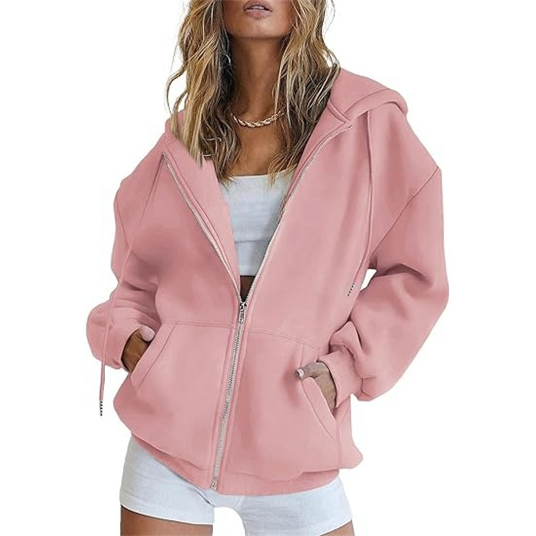 Women's Hoodies Casual Long Sleeve Track Jacket 16