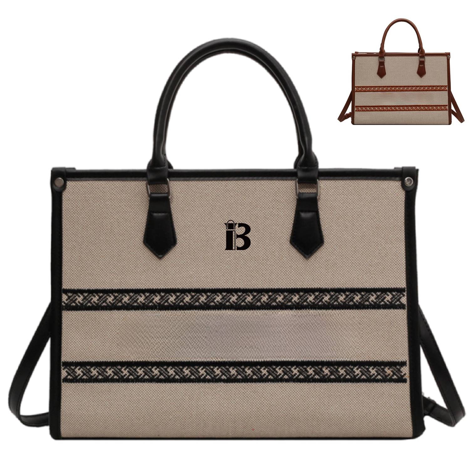 Canvas Crossbody Bag Fashion Large Capacity Tote 9