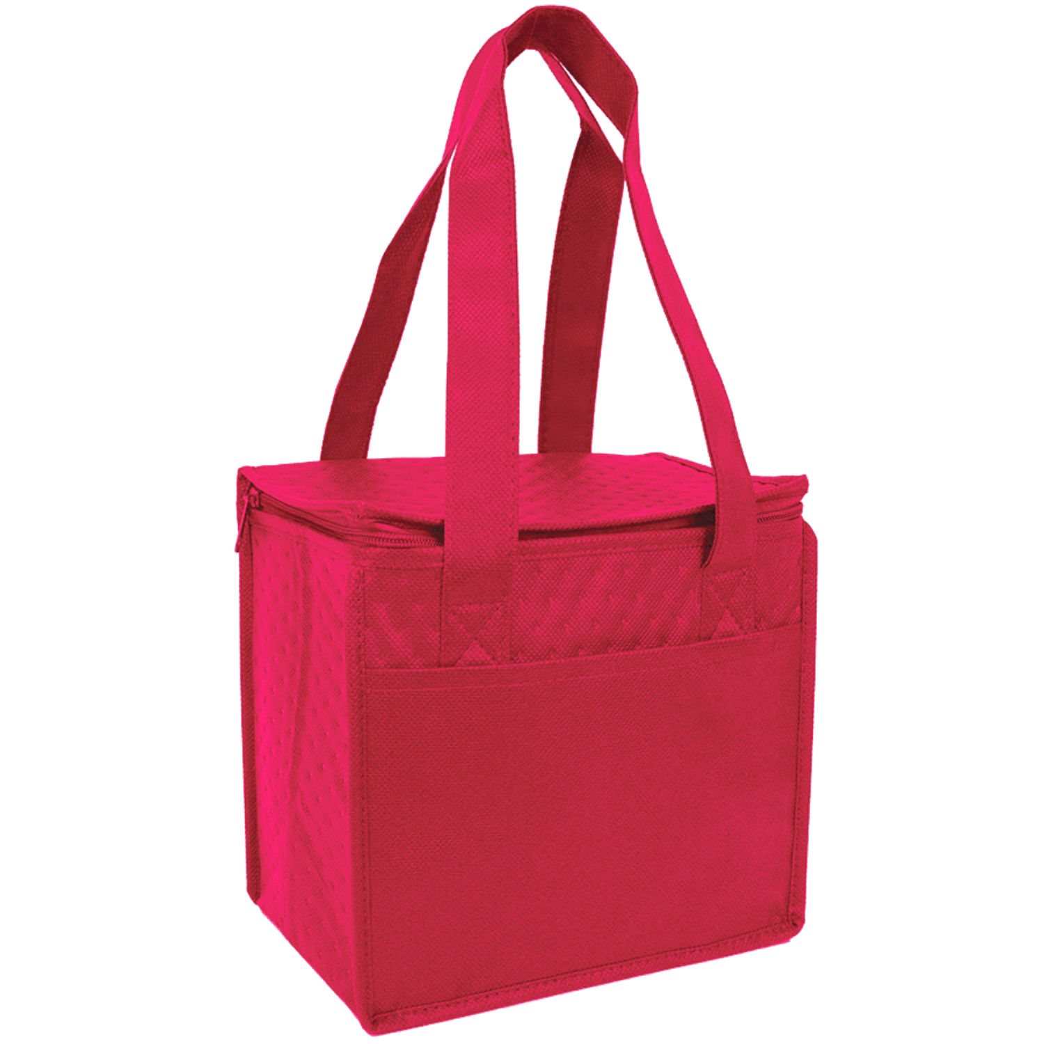 Compact Snack Pack Cooler Raspberry Red