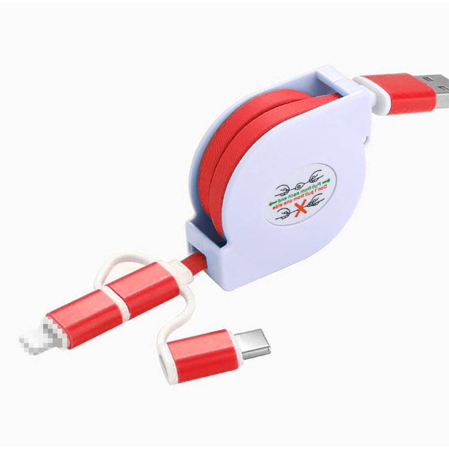 3-In-1 Retractable Charging Cable 3