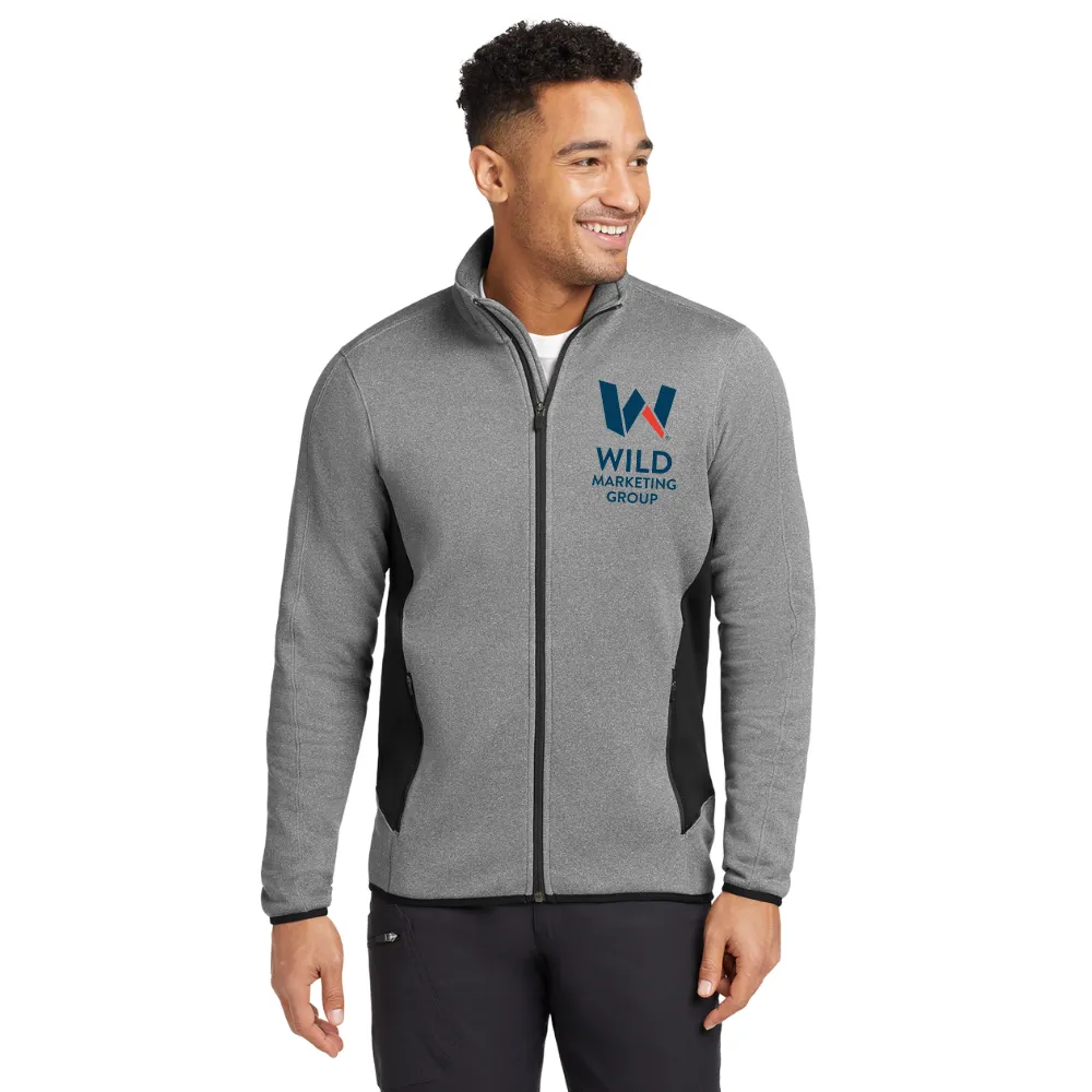 Eddie Bauer(R) Full-Zip Heather Stretch Fleece Jacket 4