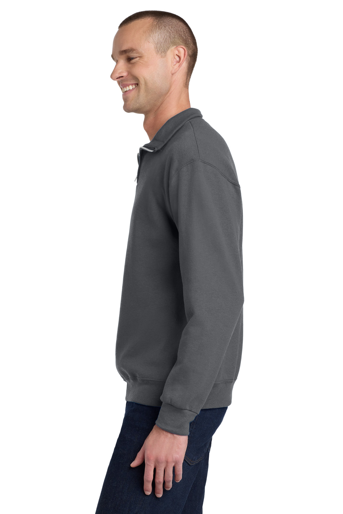 Jerzees® NuBlend 1/4-Zip Cadet Collar Sweatshirt 42