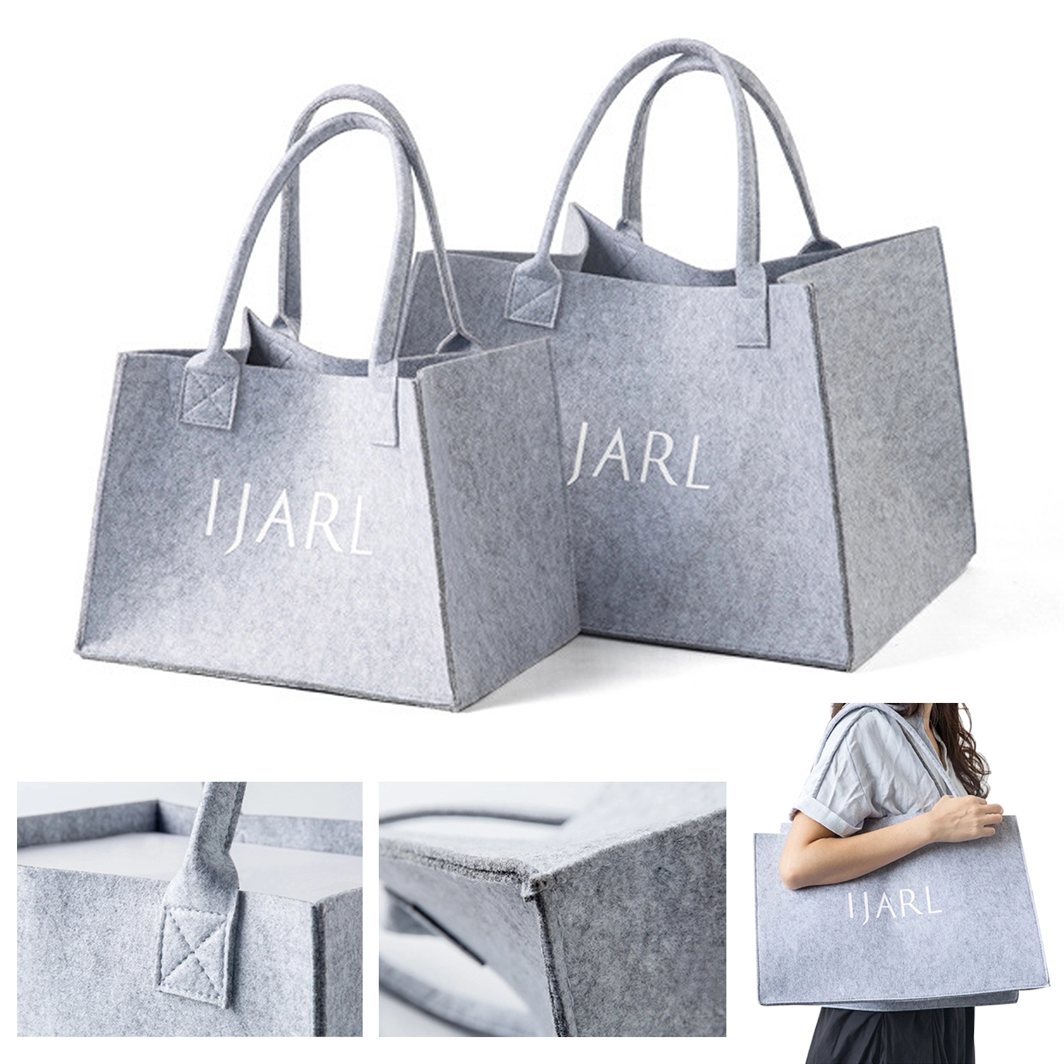 Felt Reusable Tote Bag 2
