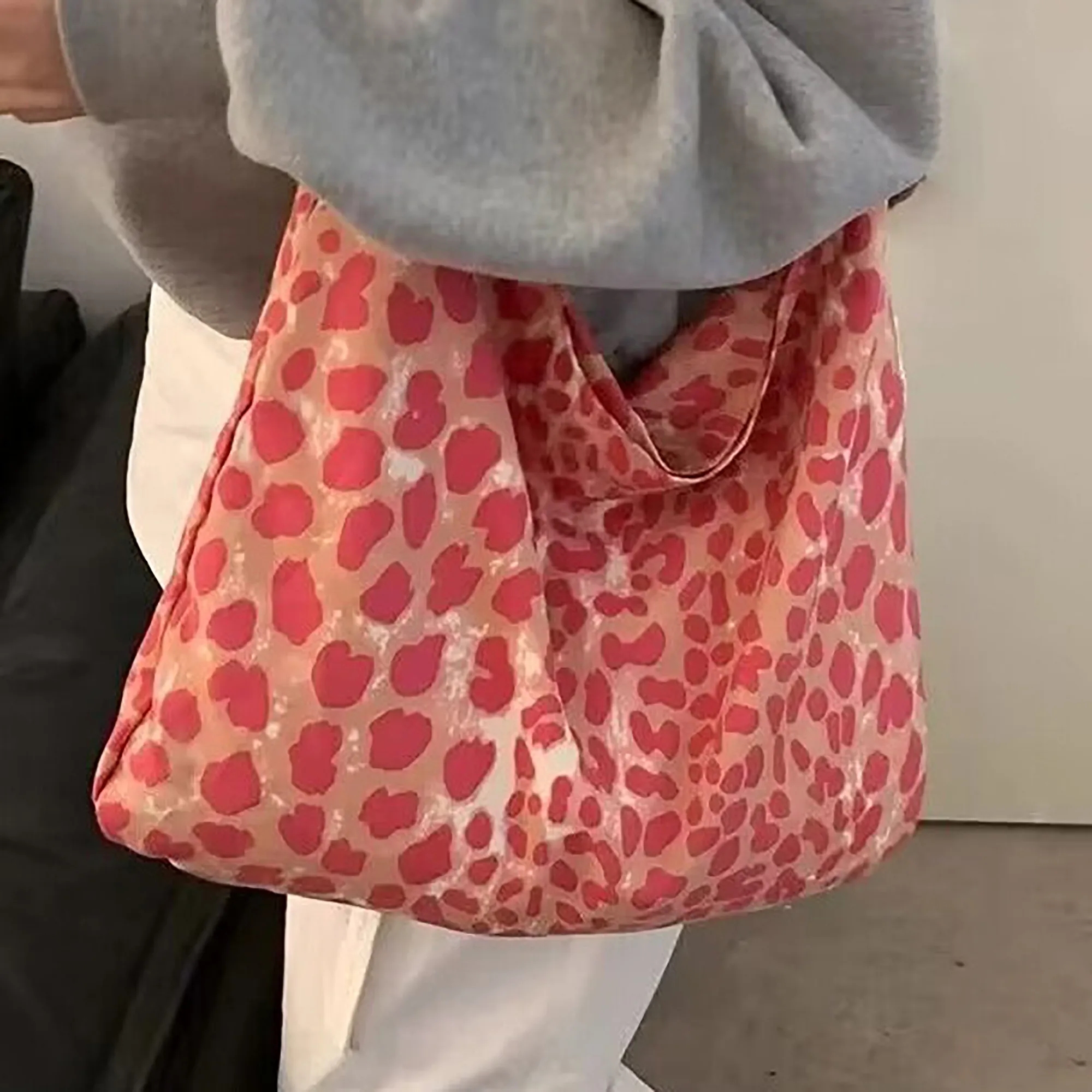 Leopard Print Canvas Tote Bag 2