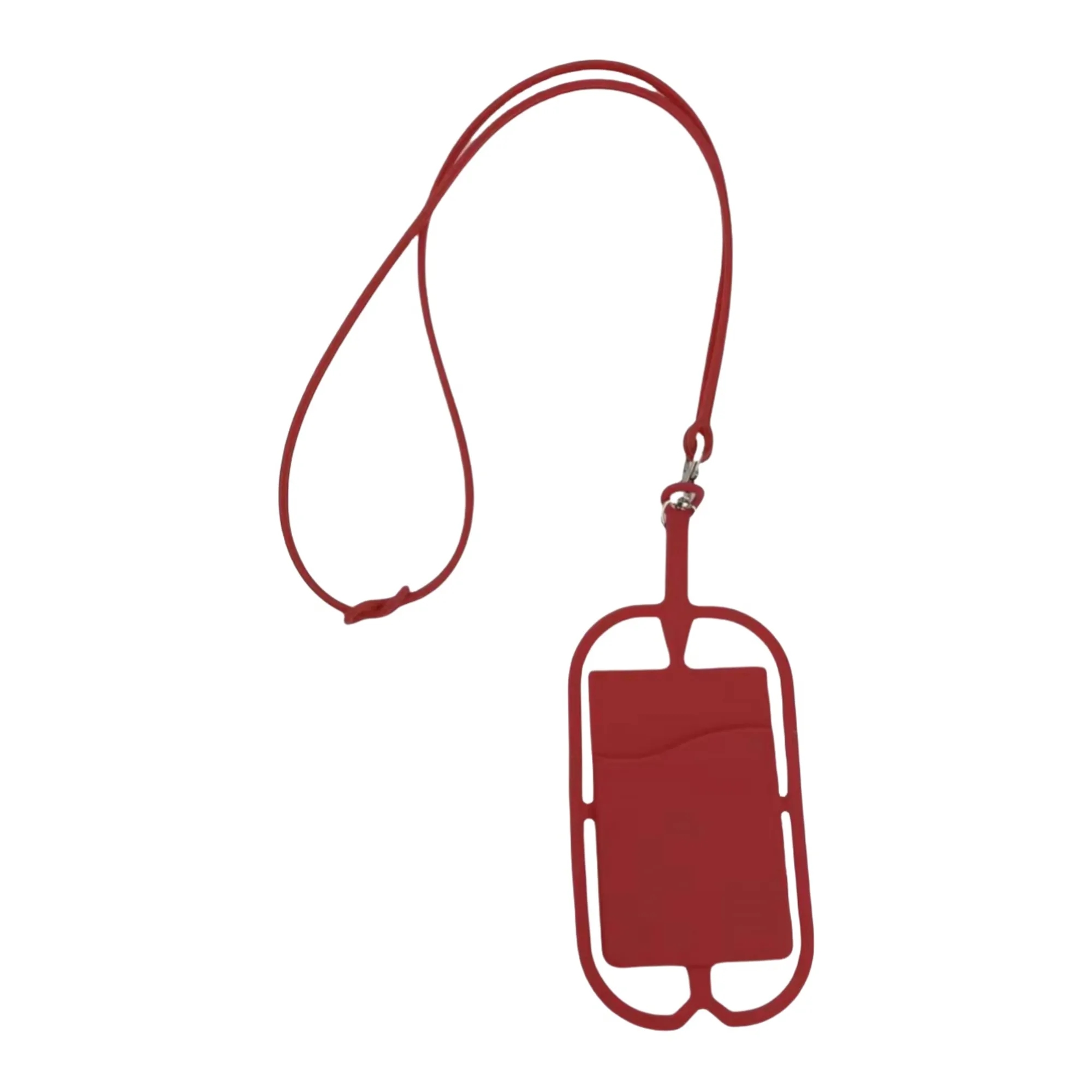 Silicone Card Slot with Lanyard Phone Holder 5