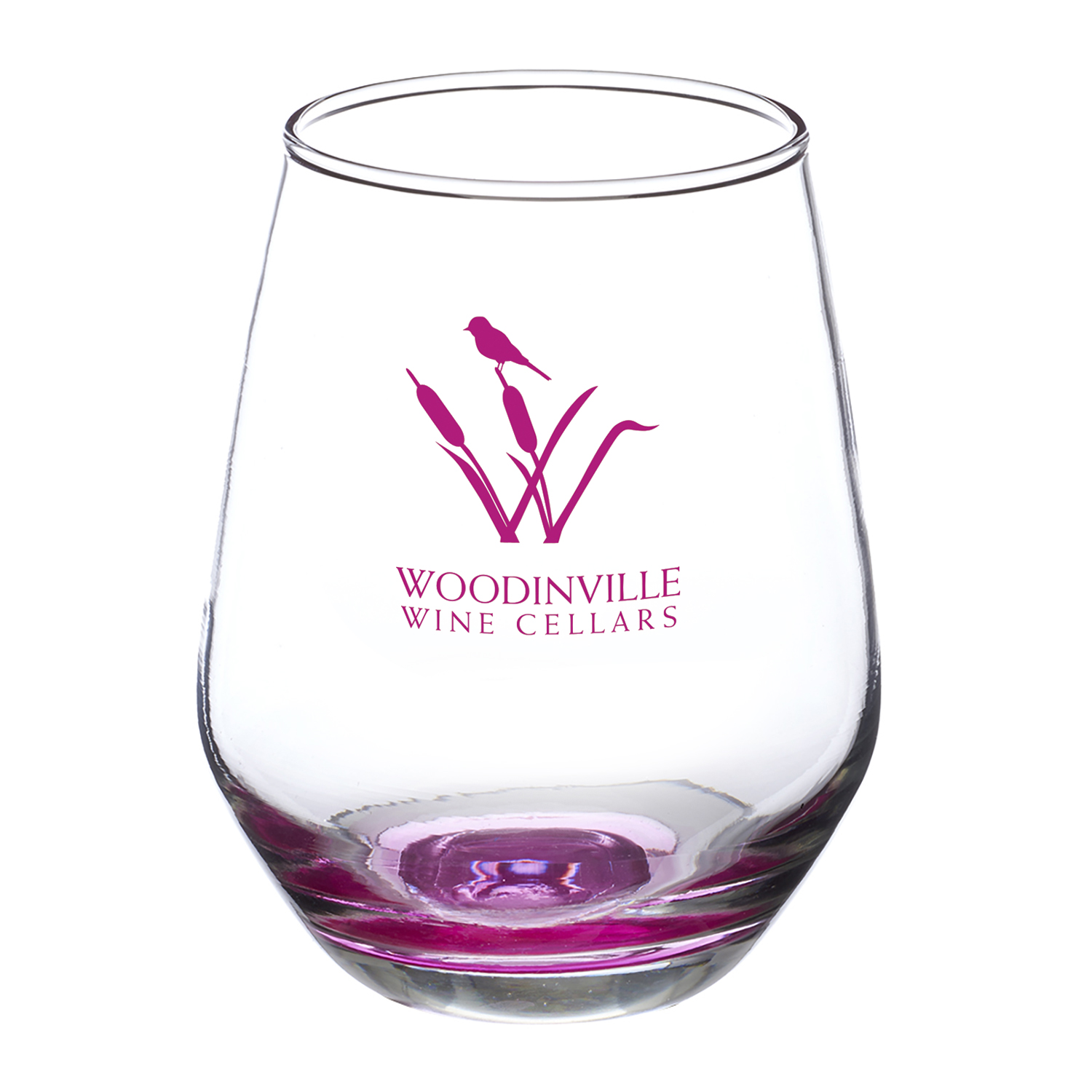 12 oz Silicia Stemless Wine Glasses 25