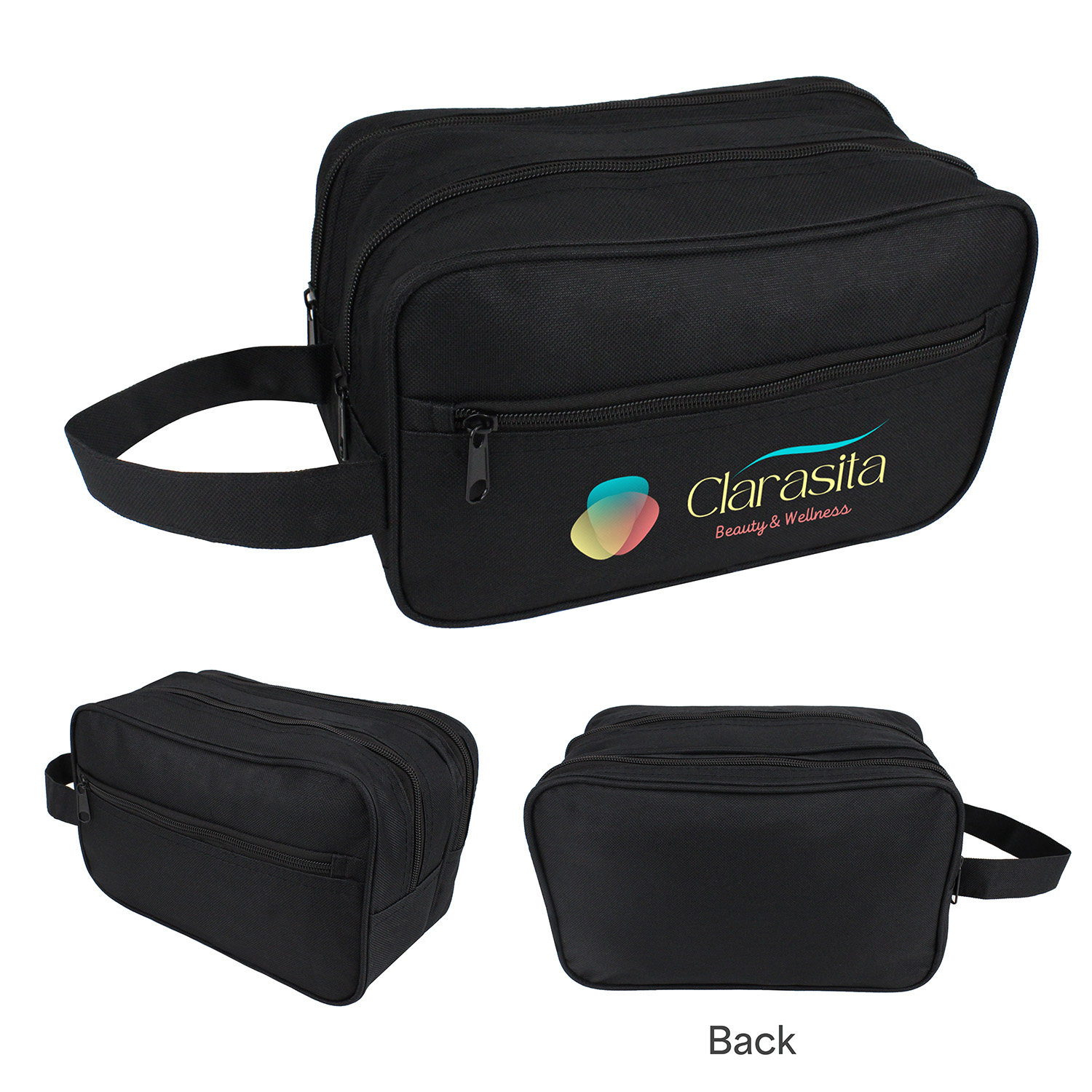 Double Zipper Toiletry Bag